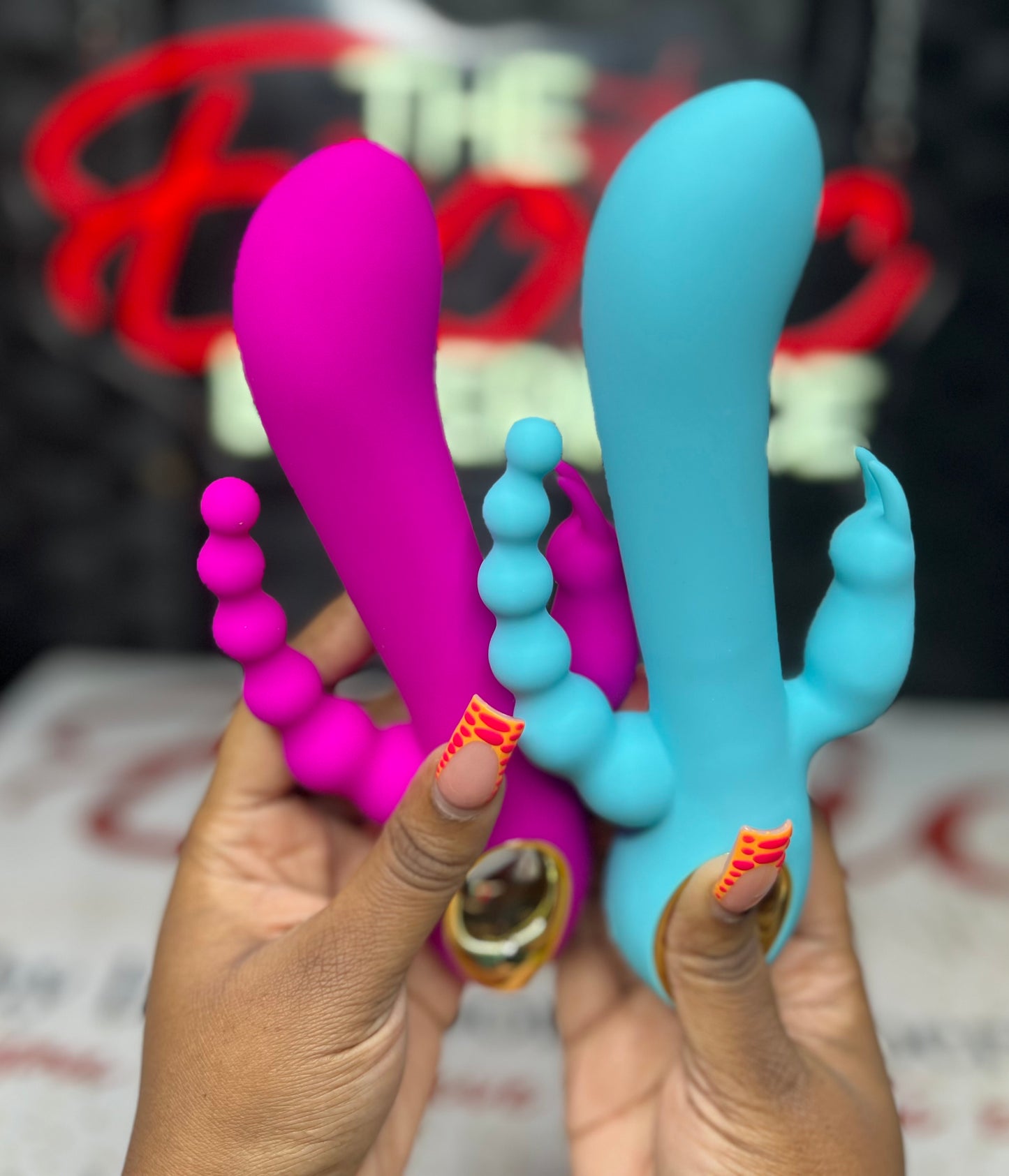 Triple The Pleasure Dildo