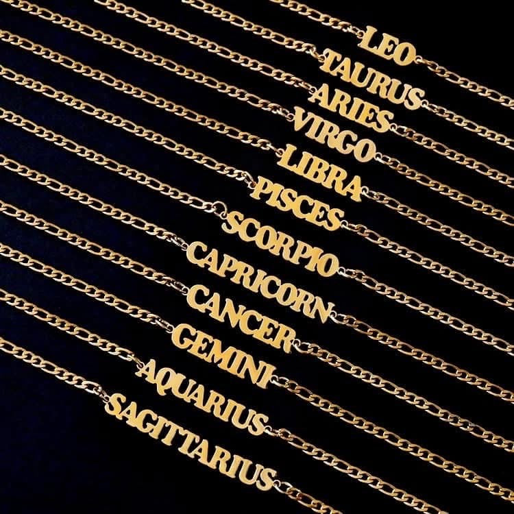 Initial & Zodiac Sign Anklets