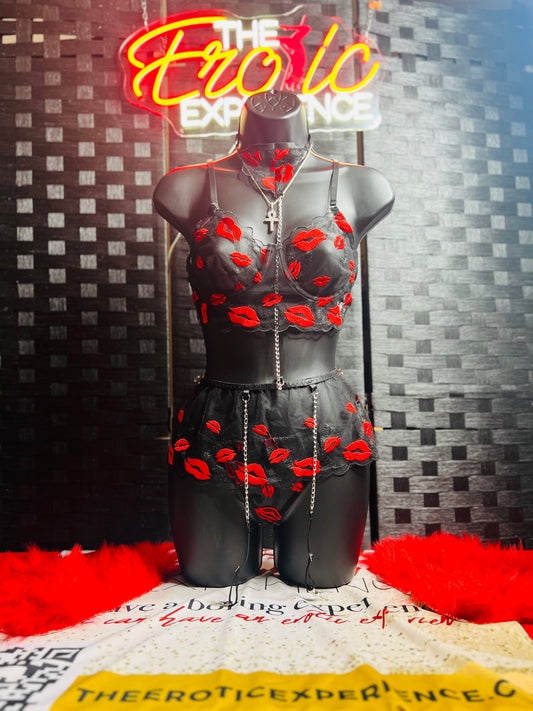 Kiss Me All Over 3 Piece Set