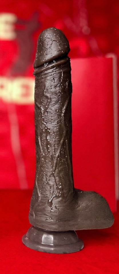 Multitask Me Daddy | 4-in-1 Heated Vibrator Dildo, 8” Full Length & 7” Insertable