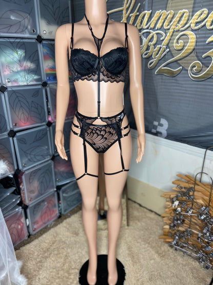 Fine As Wine 3 Piece Lingerie Set