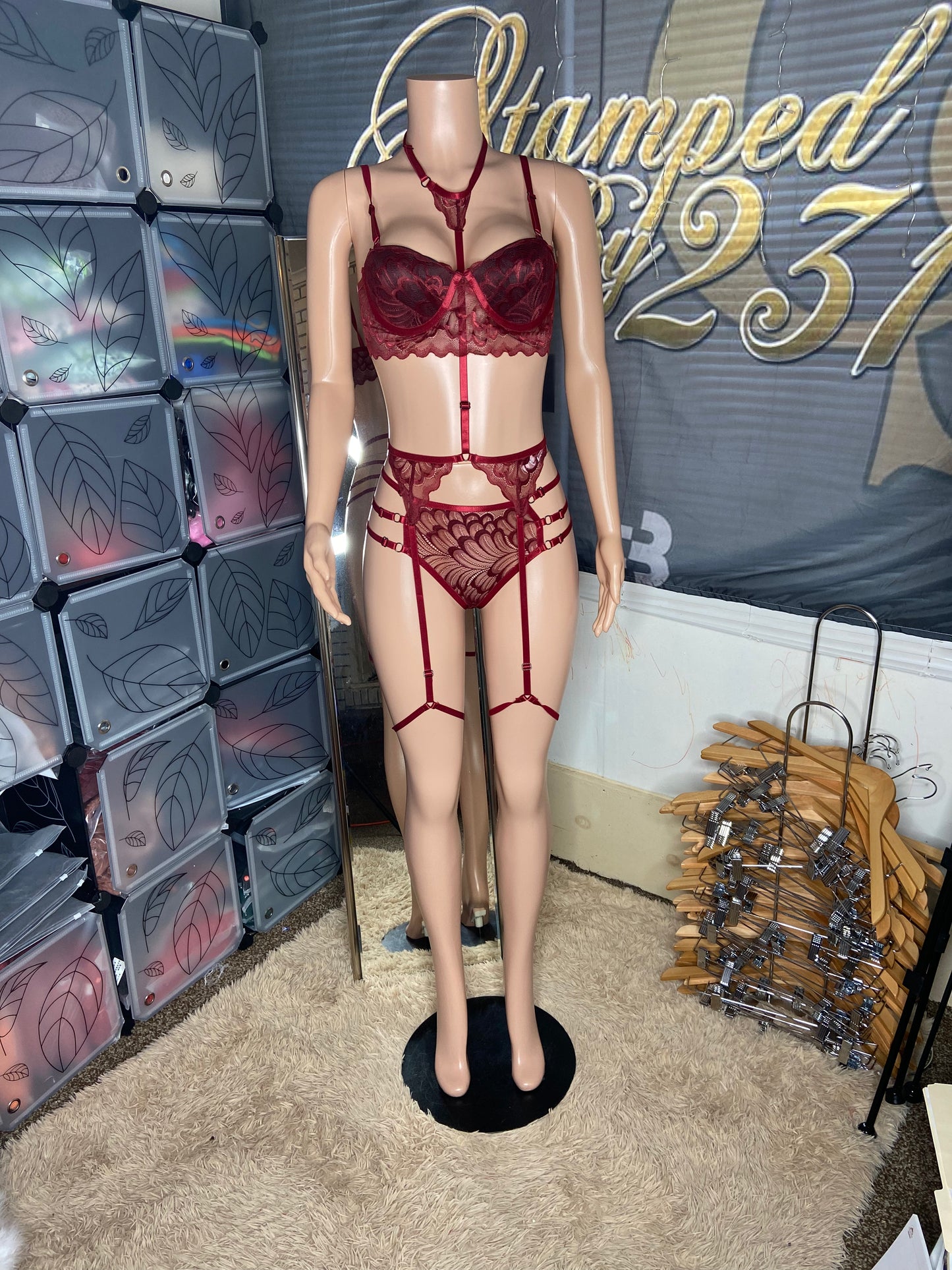 Fine As Wine 3 Piece Lingerie Set