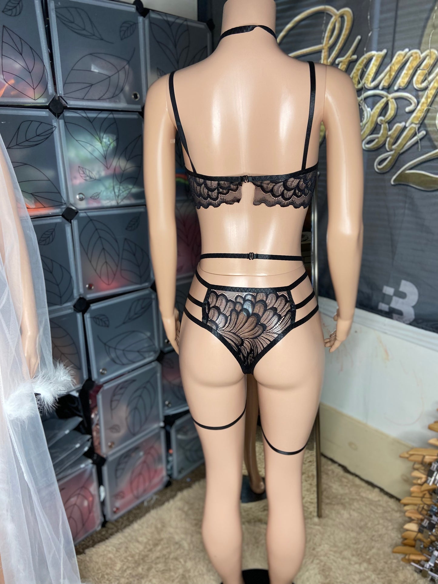 Fine As Wine 3 Piece Lingerie Set